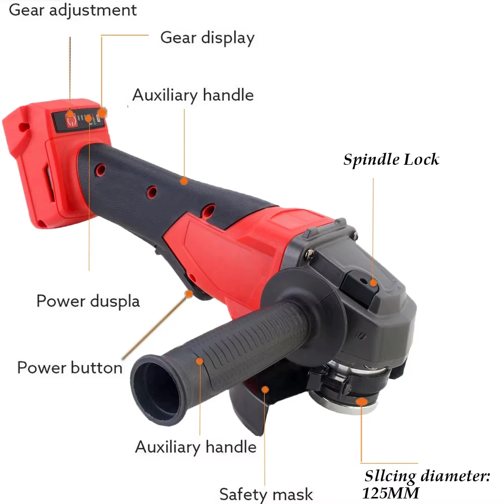 125-mm-Elektro-Winkelschleifer – Brushless Angle Grinder Battery Powered Bewertung und Preis