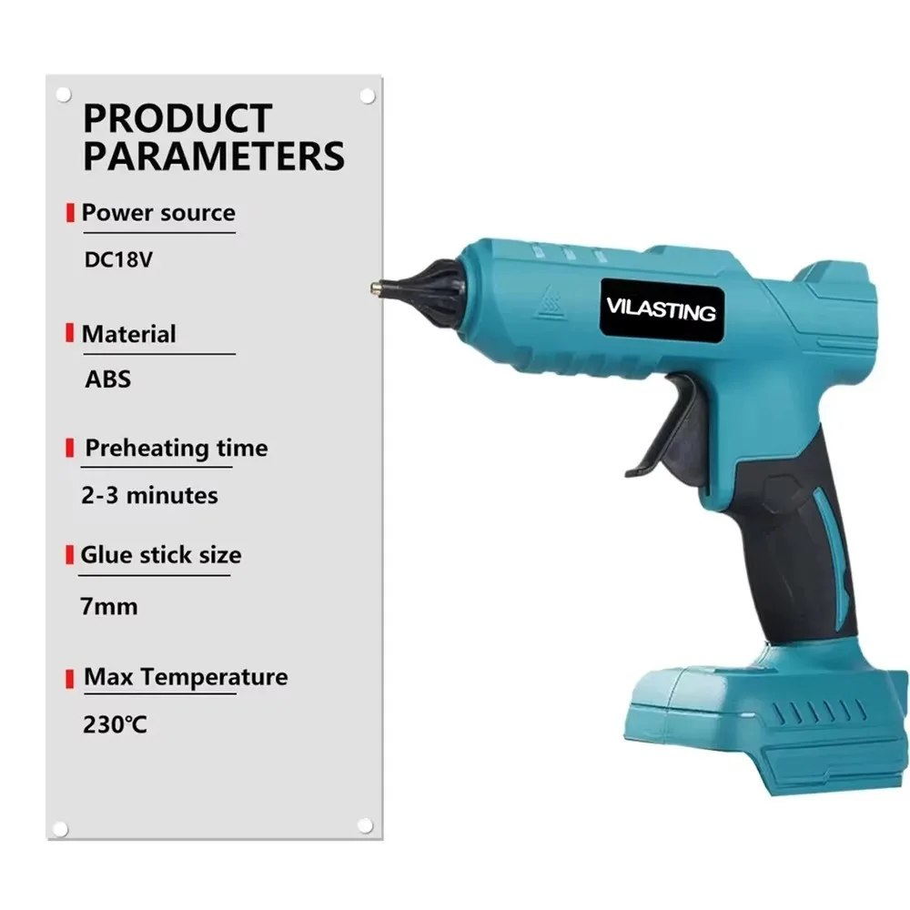 100 W kabellose Heißklebepisto – Hot Melt Glue Gun Cordless Bewertung und Preis