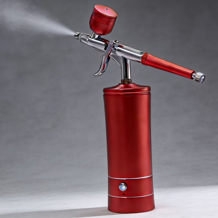 Tragbares, wiederaufladbares,  – Airbrush Kit With Mini Compressor Bewertung und Preis