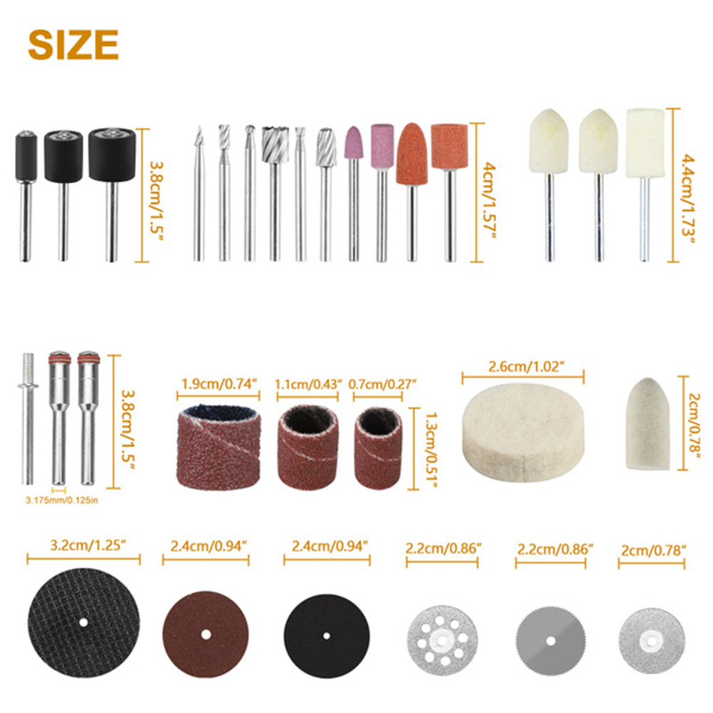 40 ~ 217 Stück Elektrowerkzeug – Cordless Rotary Tool Kit Accessories Bewertung und Preis