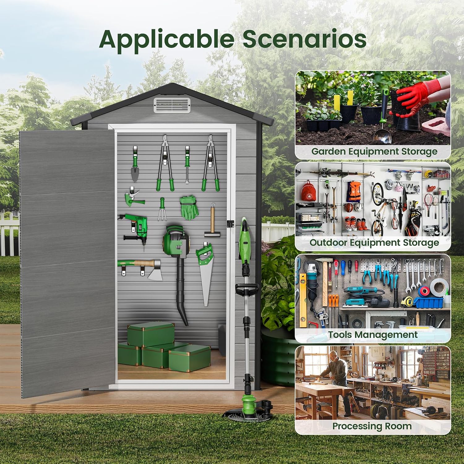 Gartenschuppen mit Boden, Gart – Garden Tools Bewertung und Preis